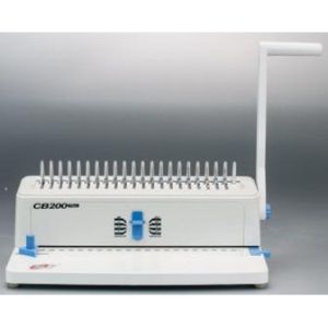 Manual binding machine CB200 with plastic comb