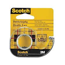 Scotch 136D 12mm./6.3m. - double sided adhesive tape 