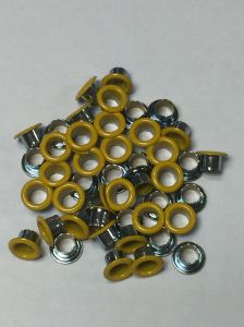 Ф4.8mm. , 4.3mm  lenght - Eyelets Warrior - Yellow Color /1/