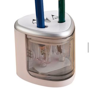 Electric double hole pencil sharpener