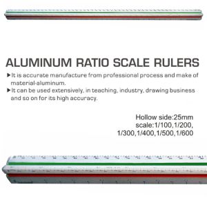 Aluminum Ration Scale Ruler 50 sm